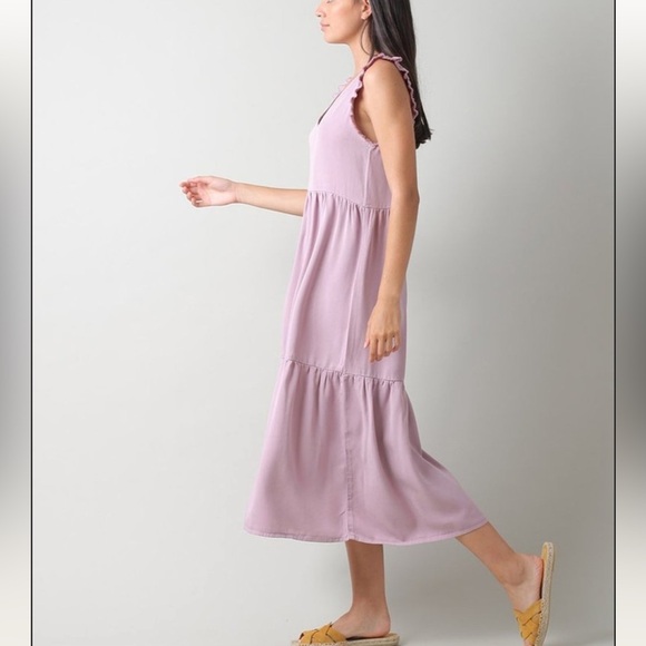 INDI & COLD Clara Lyocell Dress - Lila - Medium - Picture 14 of 16